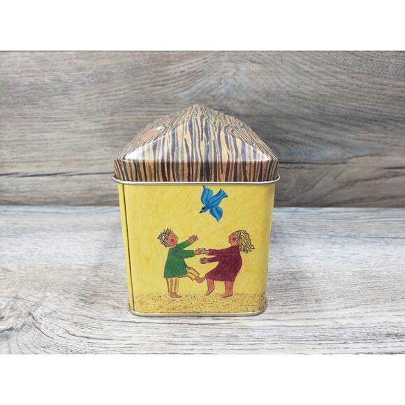 1993 Tinscapes Collectable Tin Jesus Is Born Empty - Picture 6 of 9